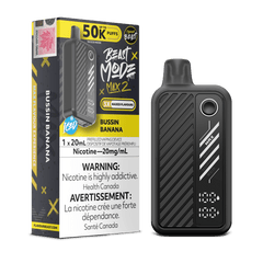 Flavour Beast Beast Mode Max 2 - Bussin Banana Disposable Vape available on Canada online vape shop