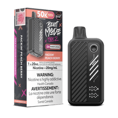 Flavour Beast Beast Mode Max 2 - Packin' Peach Berry Disposable Vape available on Canada online vape shop