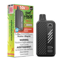 Flavour Beast Beast Mode Max 2 - Super Sour Peach Disposable Vape available on Canada online vape shop