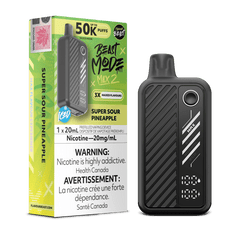Flavour Beast Beast Mode Max 2 - Super Sour Pineapple Disposable Vape available on Canada online vape shop