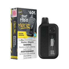 Flavour Beast Beast Mode Max 3 - Bussin Banana Iced Disposable Vape available on Canada online vape shop