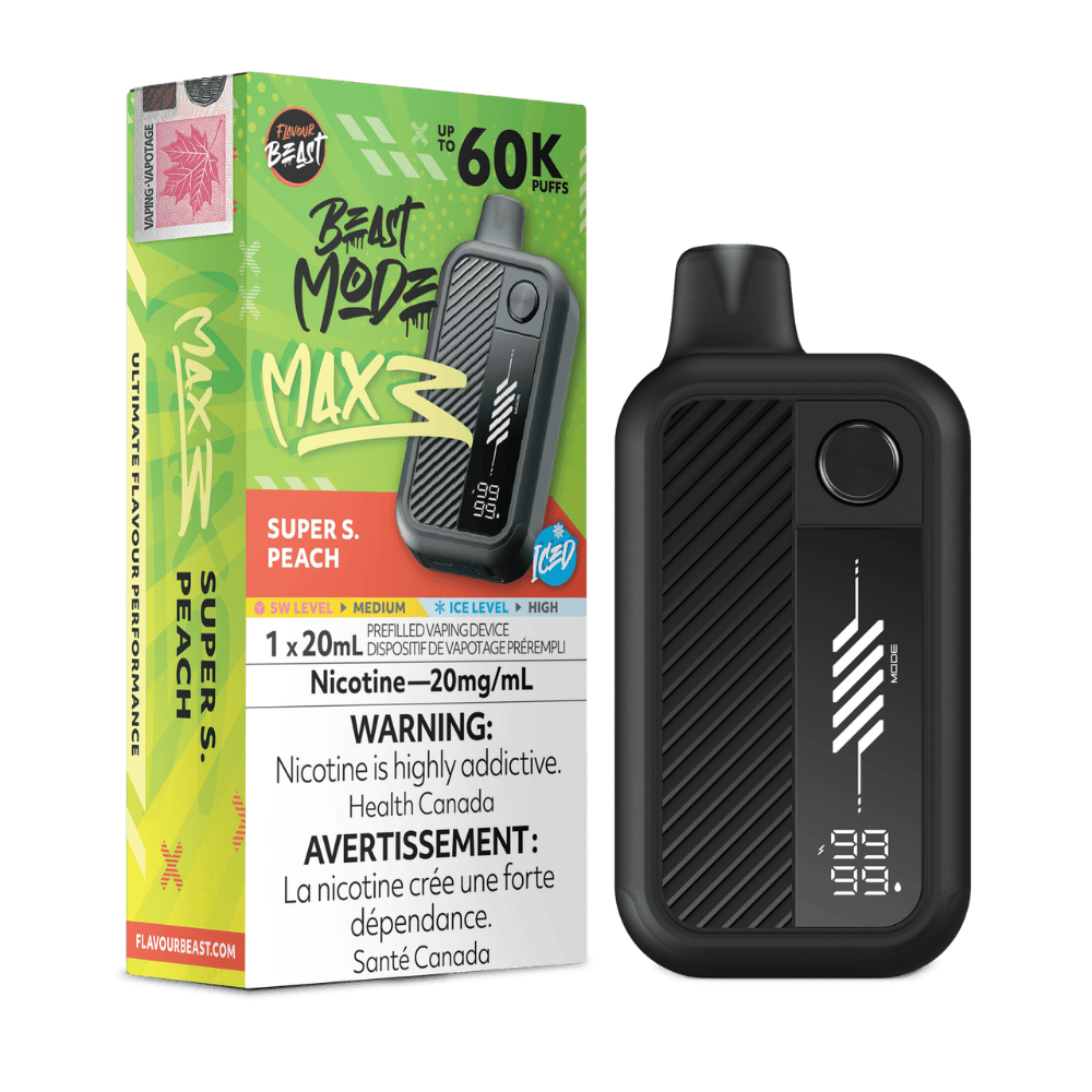 Flavour Beast Beast Mode Max 3 - Super S Grape Disposable Vape available on Canada online vape shop