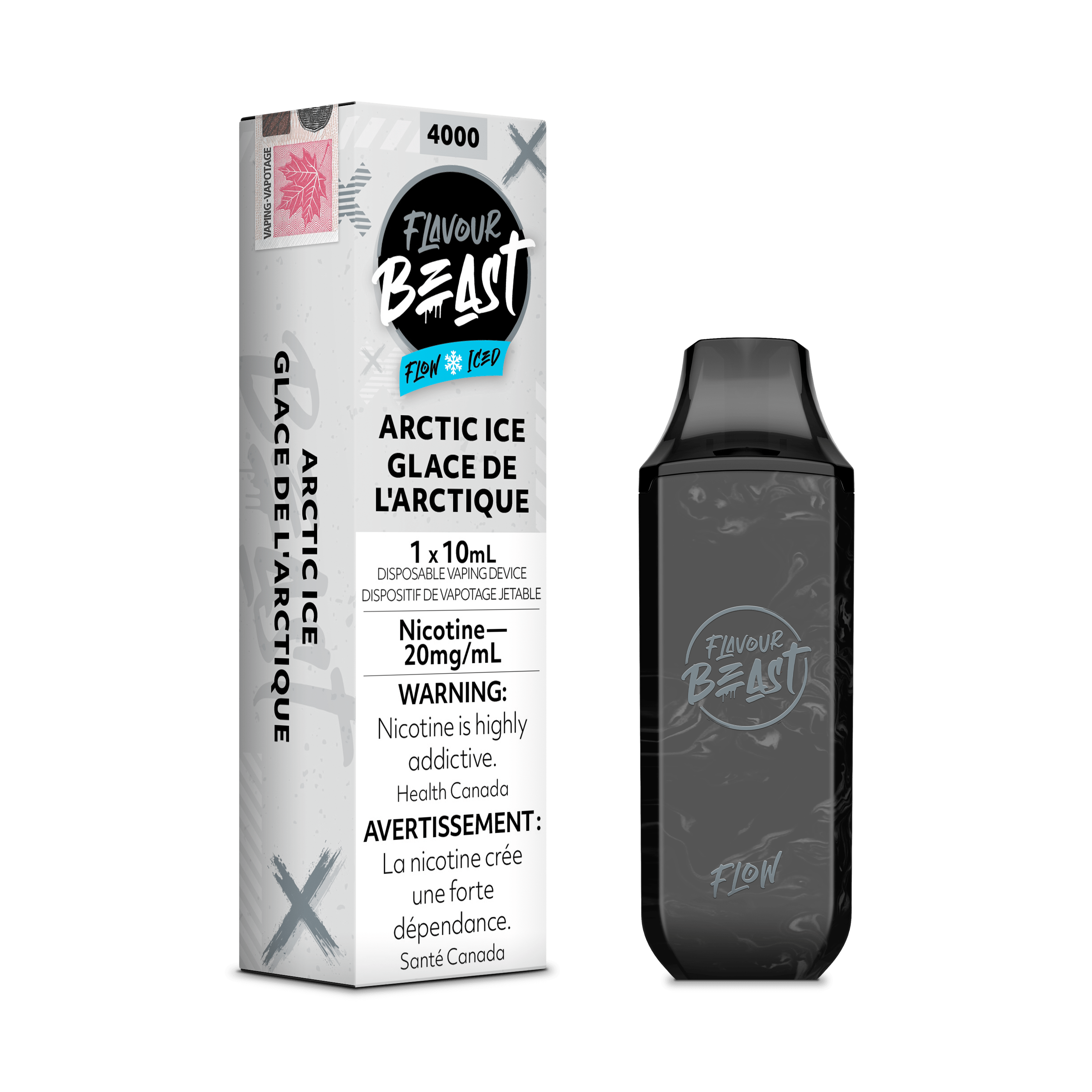 Flavour Beast Flow - Arctic Ice Disposable Vape available on Canada online vape shop