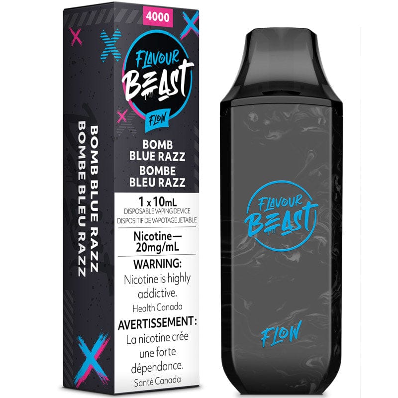 Flavour Beast Flow - Bomb Blue Razz Disposable Vape available on Canada online vape shop