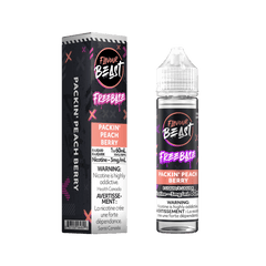 Flavour Beast Freebase - Packin Peach Berry E-Liquid available on Canada online vape shop