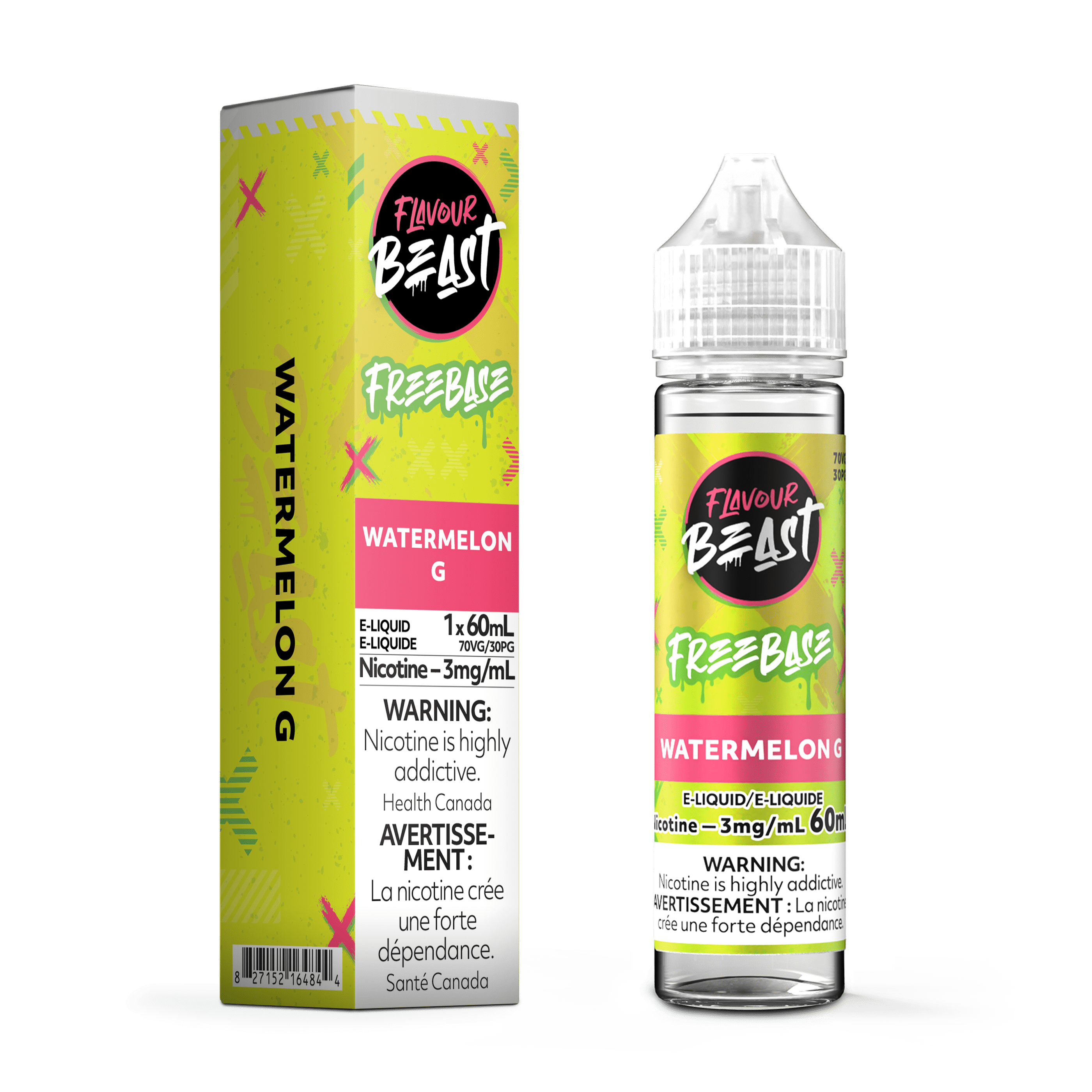 Flavour Beast Freebase - Watermelon G E-Liquid available on Canada online vape shop