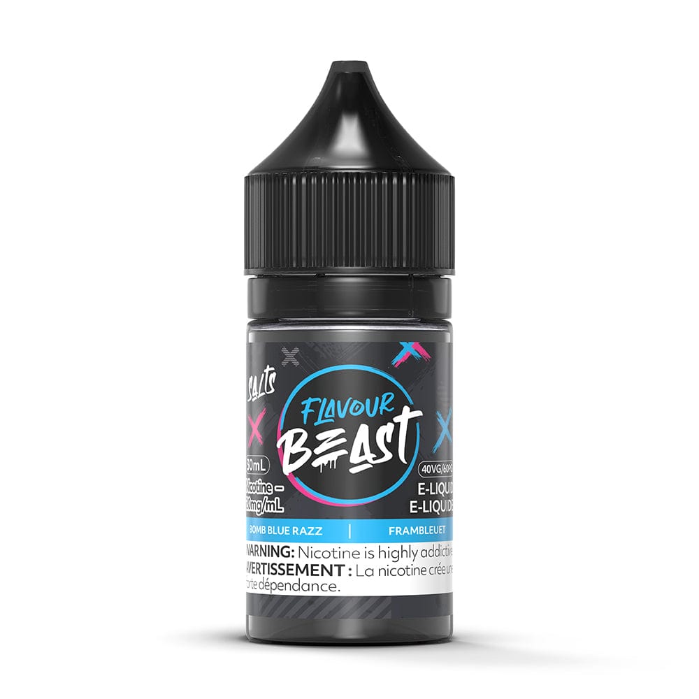 Flavour Beast Salt - Bomb Blue Razz Nic Salt E-Liquid available on Canada online vape shop
