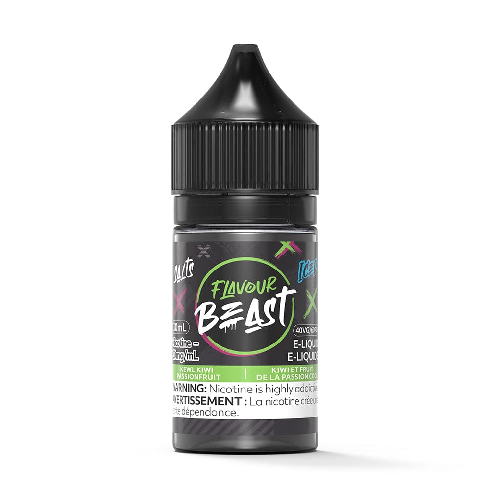 Flavour Beast Salt - Kewl Kiwi Passionfruit Iced Nic Salt E-Liquid available on Canada online vape shop