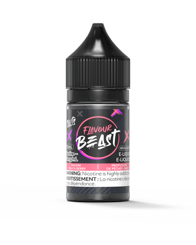 Flavour Beast Salt - Packin' Peach Berry Nic Salt E-Liquid available on Canada online vape shop