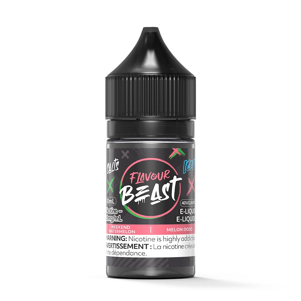 Flavour Beast Salt - Weekend Watermelon Iced Nic Salt E-Liquid available on Canada online vape shop