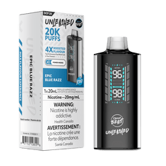 Flavour Beast Unleashed 20k - Epic Blue Razz Disposable Vape available on Canada online vape shop