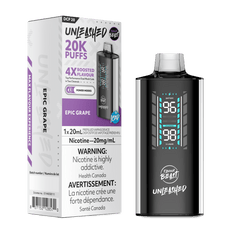 Flavour Beast Unleashed 20k - Epic Grape Disposable Vape available on Canada online vape shop