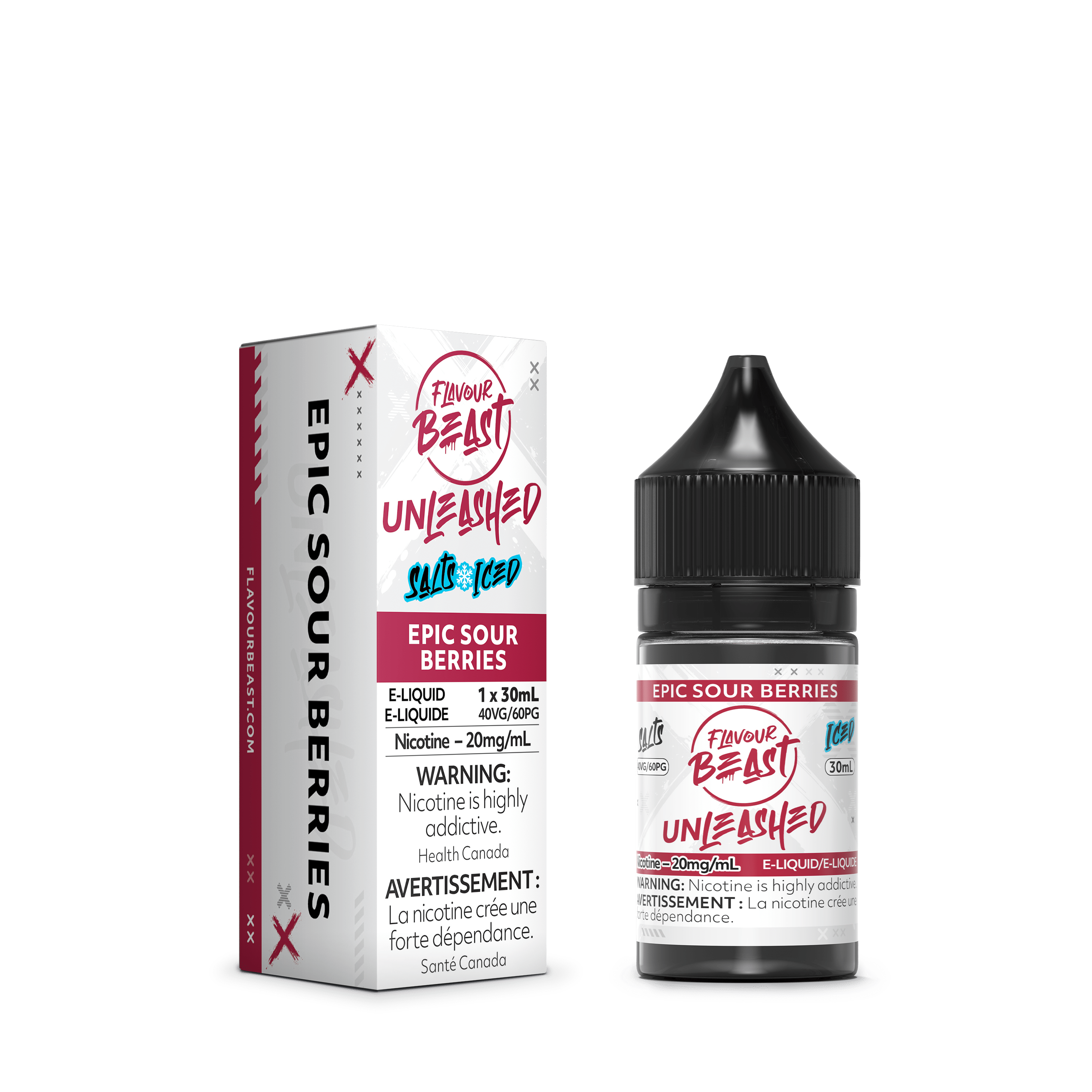 Flavour Beast Unleashed Salt - Epic Sour Berries available on Canada online vape shop