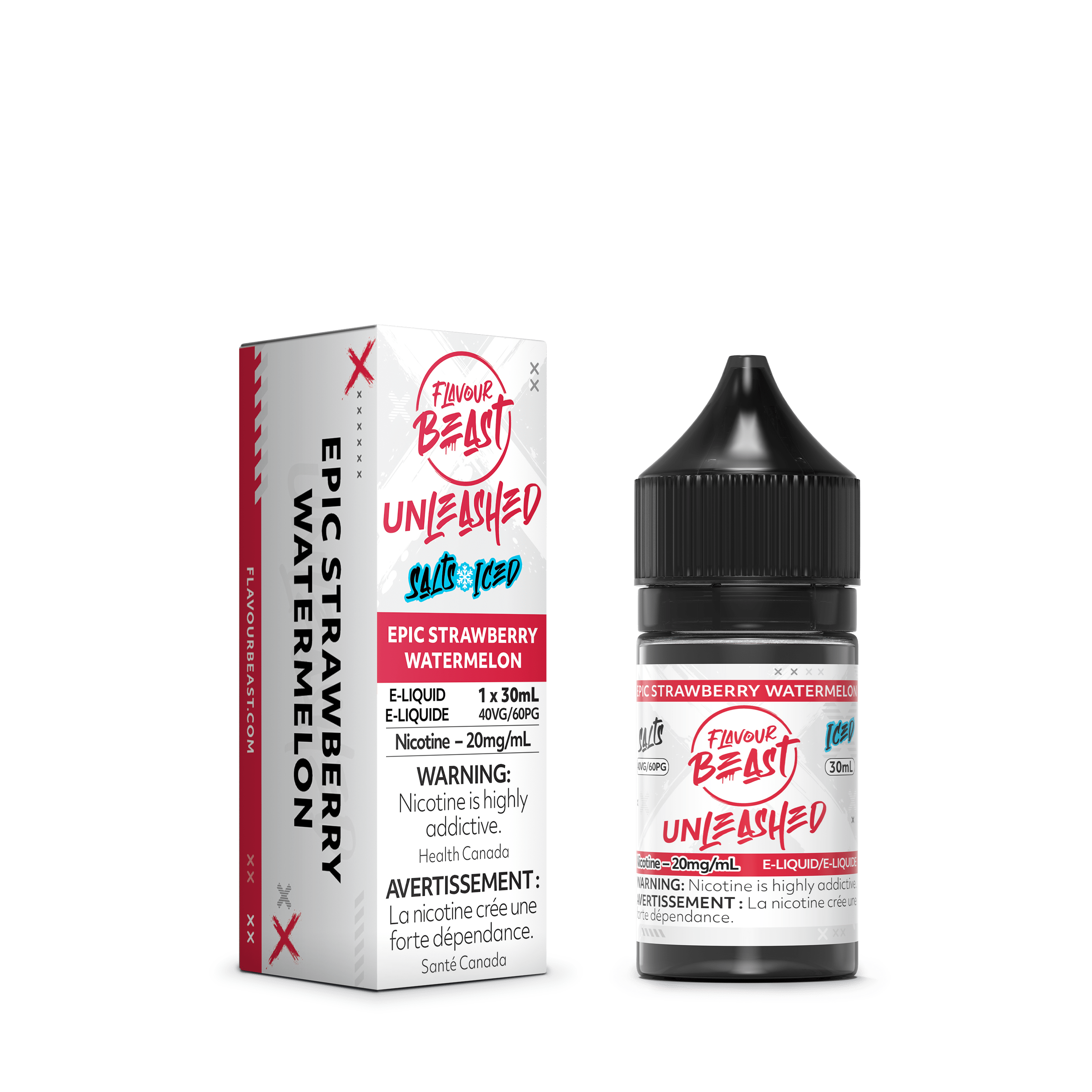 Flavour Beast Unleashed Salt - Epic Strawberry Watermelon available on Canada online vape shop