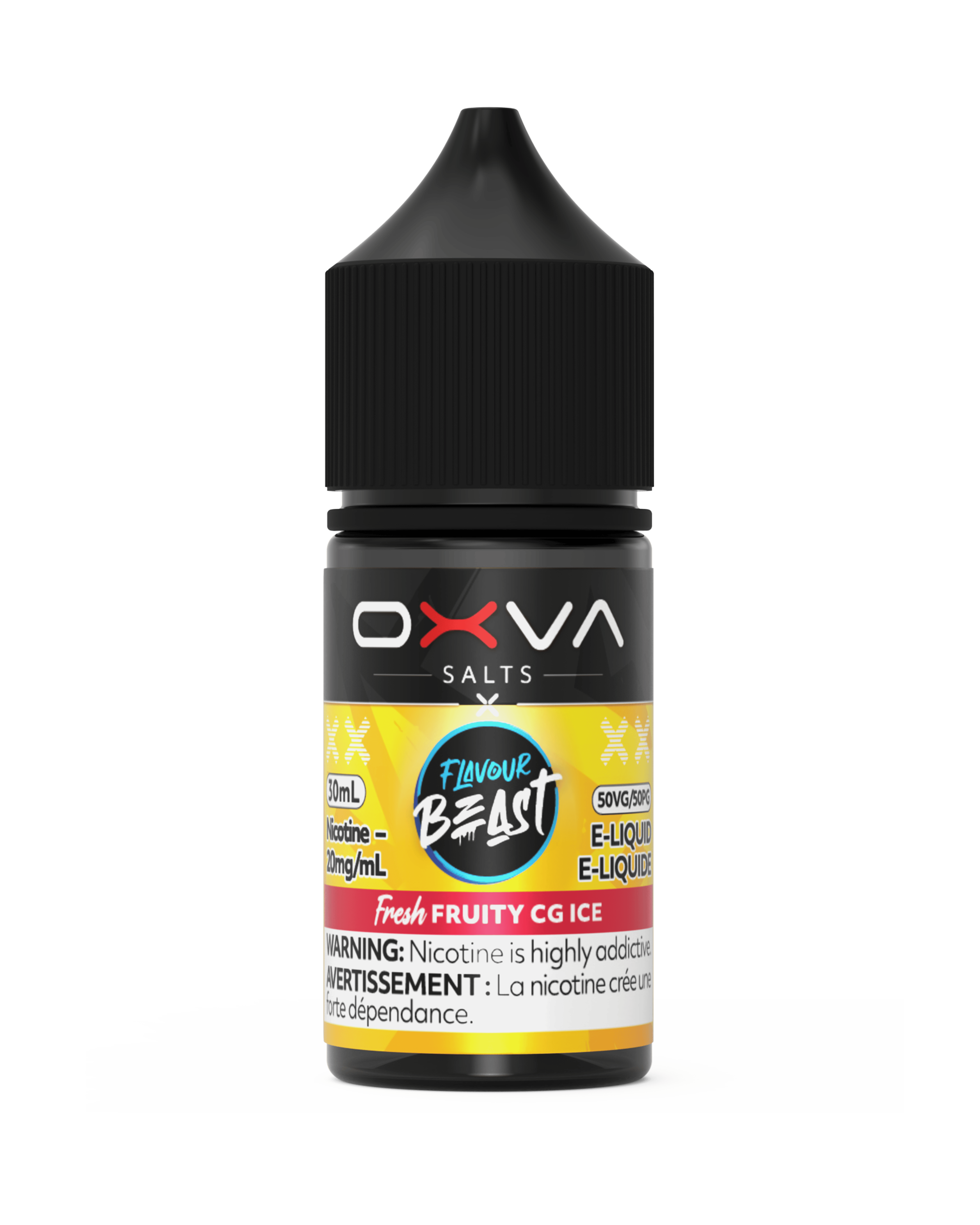 Flavour Beast x OXVA Salt - Fresh Fruity CG Ice Nic Salt E-Liquid available on Canada online vape shop