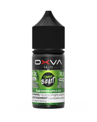 Flavour Beast x OXVA Salt - Fresh Green Apple Ice Nic Salt E-Liquid available on Canada online vape shop