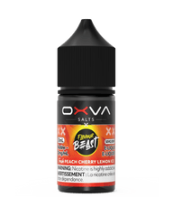 Flavour Beast x OXVA Salt - Fresh Peach Cherry Lemon Ice Nic Salt E-Liquid available on Canada online vape shop