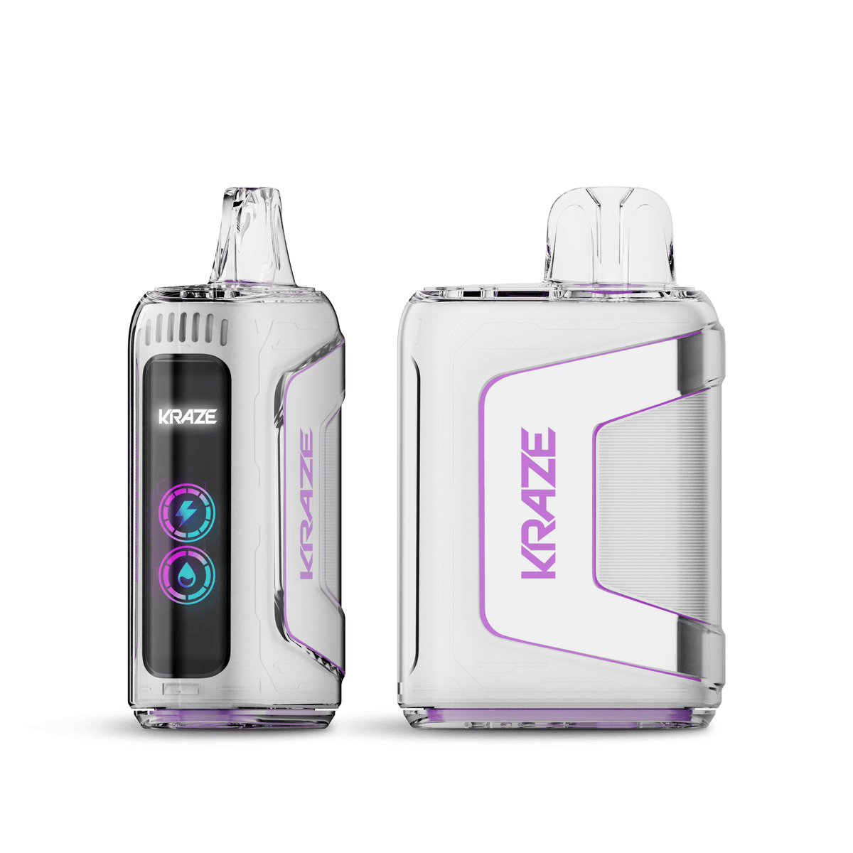 Kraze HD 7K - Grape Ice Disposable Vape available on Canada online vape shop