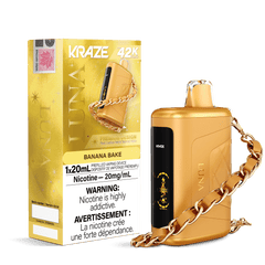 Kraze Luna - Banana Bake Disposable Vape available on Canada online vape shop