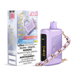 Kraze Luna - Blueberry Strawberry Pomegranate Ice Disposable Vape available on Canada online vape shop