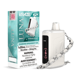Kraze Luna - Diamond Spearmint Disposable Vape available on Canada online vape shop