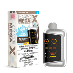 Kraze Mega X - Coconut Ice Disposable Vape available on Canada online vape shop