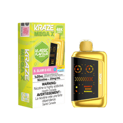 Kraze Mega X Klassic - S Slam G Ice Disposable Vape available on Canada online vape shop