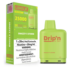 Level X Drip'n Boost Vape Pod - Snazzy S Storm available on Canada online vape shop
