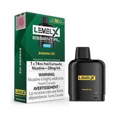 Level X Essential Series Pod - Banana Ice available on Canada online vape shop