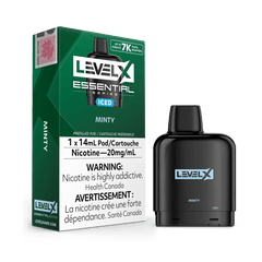 Level X Essential Series Pod - Minty Ice available on Canada online vape shop