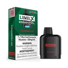 Level X Essential Series Pod - Strawberry Ice available on Canada online vape shop