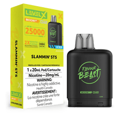 Level X Flavour Beast Boost Pod - Slammin' STS Iced available on Canada online vape shop