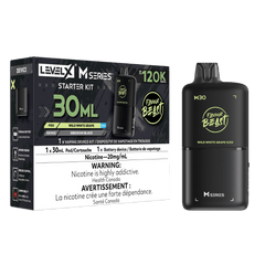 Level X Flavour Beast M Series 30ML Starter Kit - Wild White Grape Iced available on Canada online vape shop