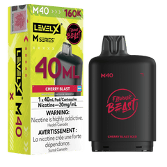 Level X Flavour Beast M Series 40ML Pod - Cherry Blast Iced available on Canada online vape shop