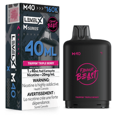 Level X Flavour Beast M Series 40ML Pod - Trippin' Triple Berry available on Canada online vape shop