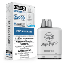 Level X Flavour Beast Unleashed Boost Pod - Epic Blue Razz available on Canada online vape shop