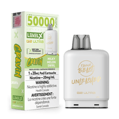 Level X G2 Flavour Beast Unleashed Cravin' Ultra Pod - Milky Melon Swirl available on Canada online vape shop