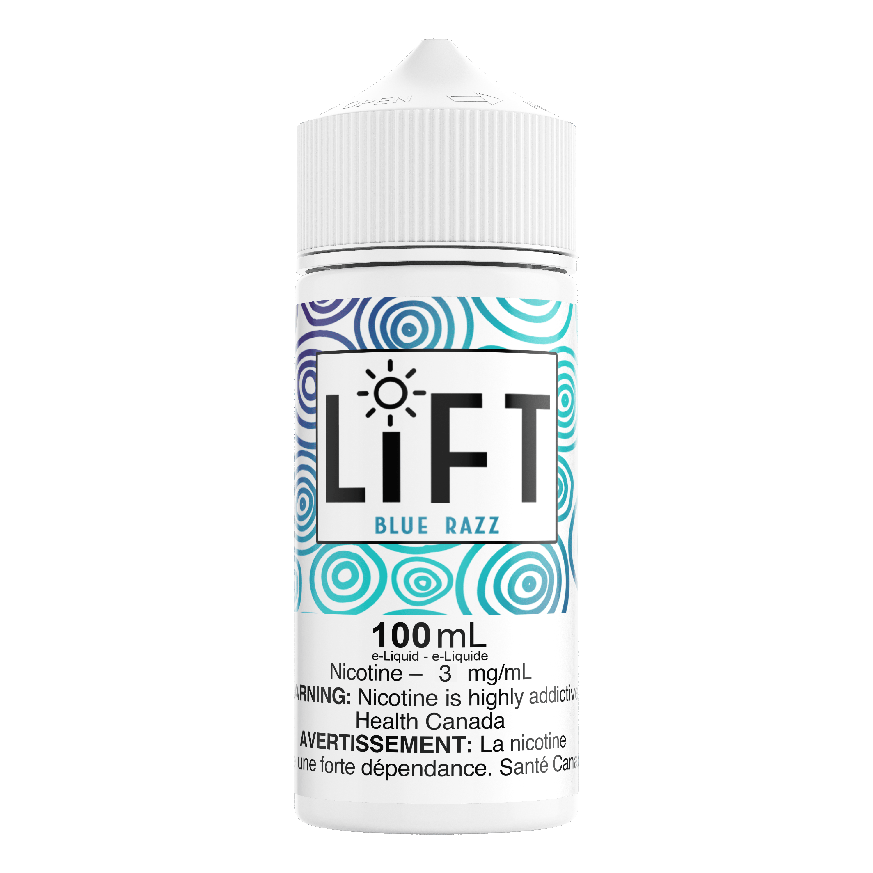 LiFT 100mL - Blue Razz Vape Juice available on Canada online vape shop