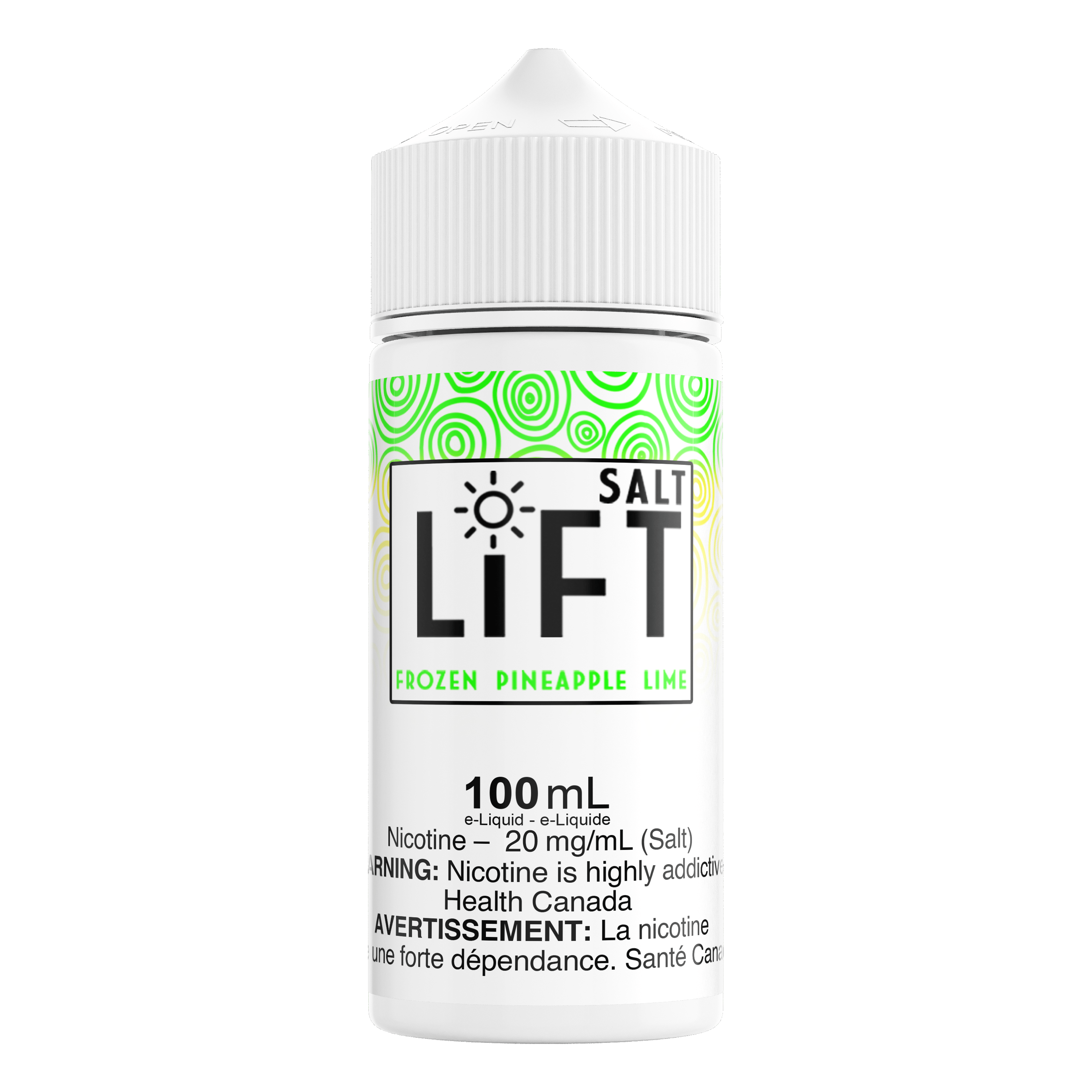 LiFT XL 100mL - Frozen Pineapple Lime Nic Salt E-Liquid available on Canada online vape shop