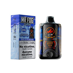Mr Fog Aura 60K - Sour Shock Blue Raspberry Disposable Vape available on Canada online vape shop