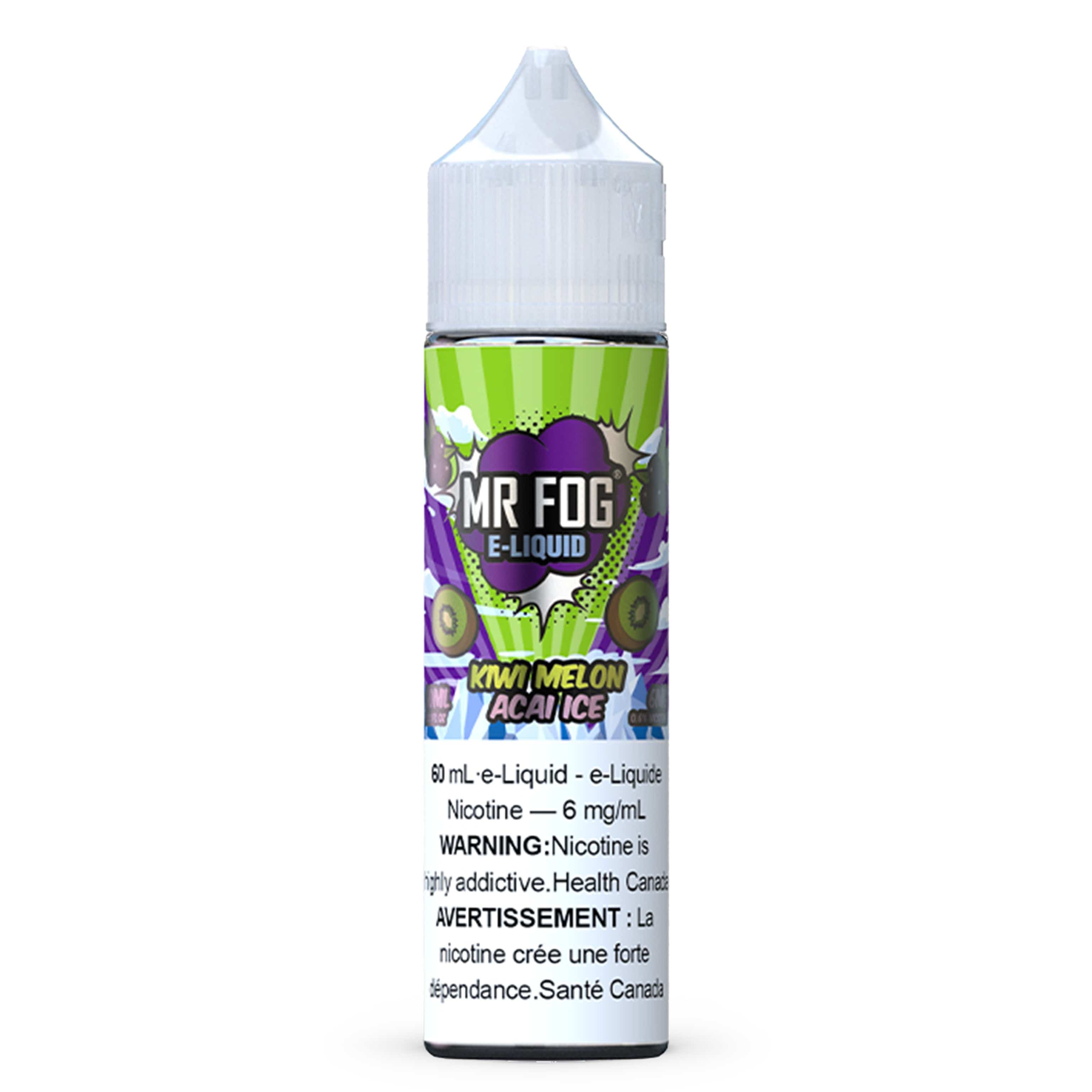 Mr. Fog - Kiwi Melon Acai Ice Vape Juice available on Canada online vape shop