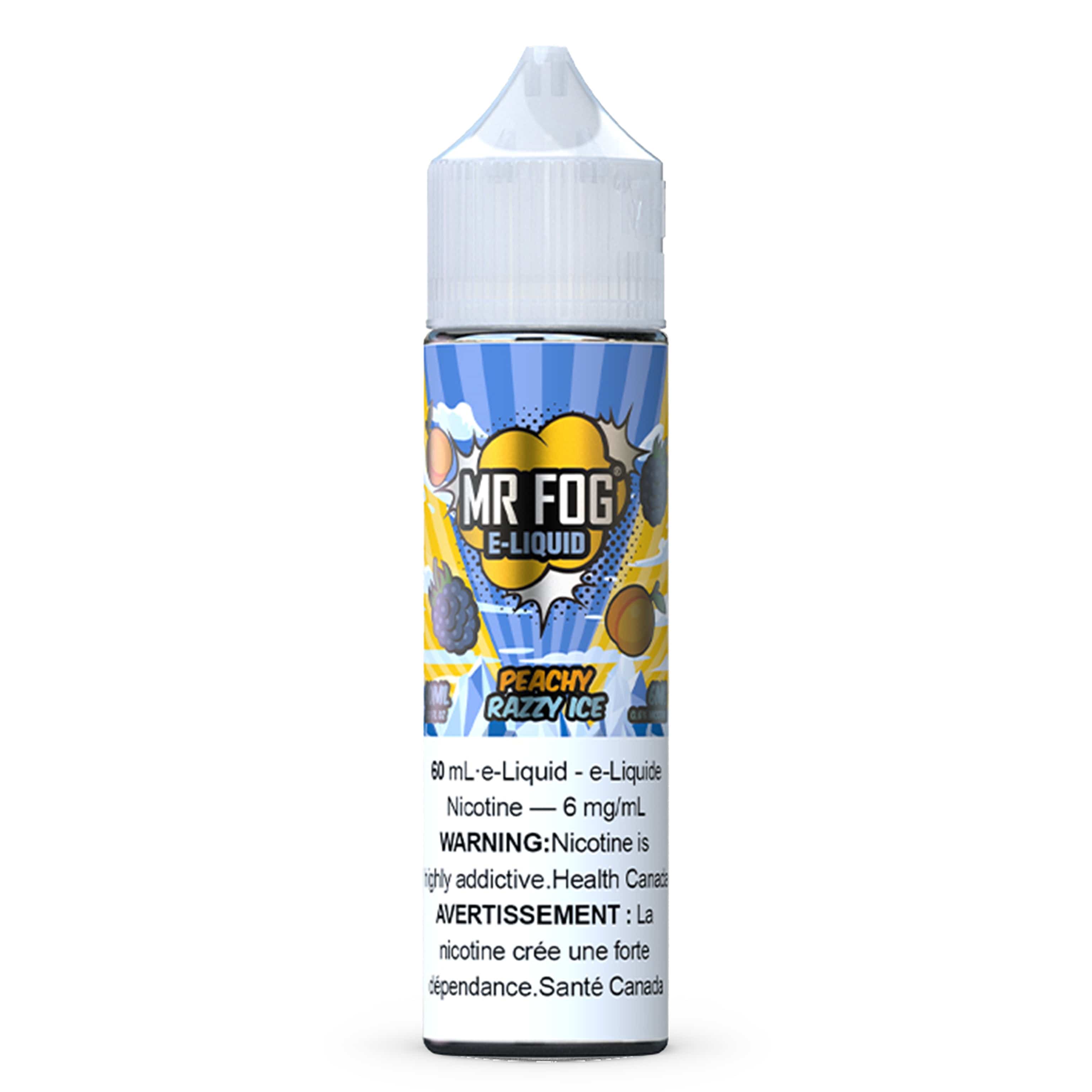 Mr. Fog - Peach Razzy Ice Vape Juice available on Canada online vape shop