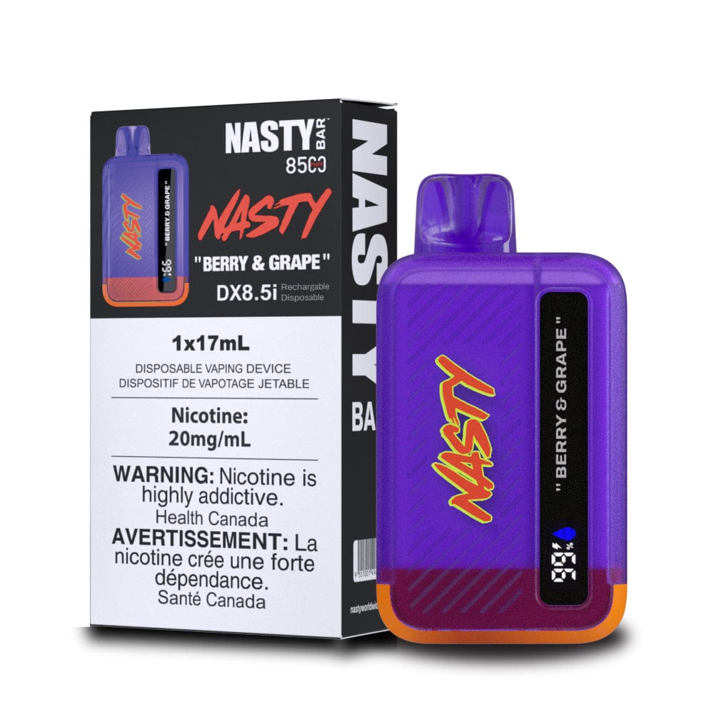 Nasty 8.5ki - Berry Grape Disposable Vape available on Canada online vape shop