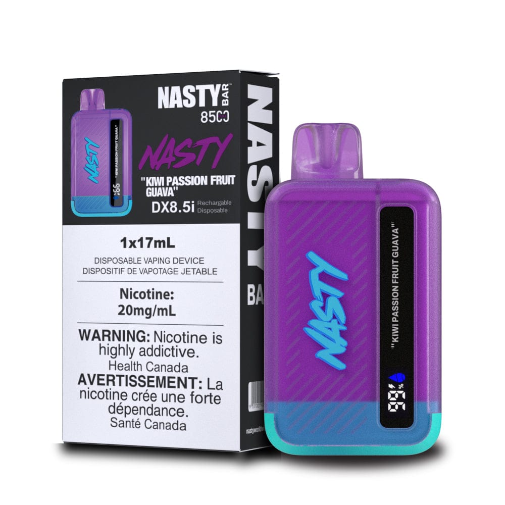 Nasty 8.5ki - Kiwi Passionfruit Guava Disposable Vape available on Canada online vape shop