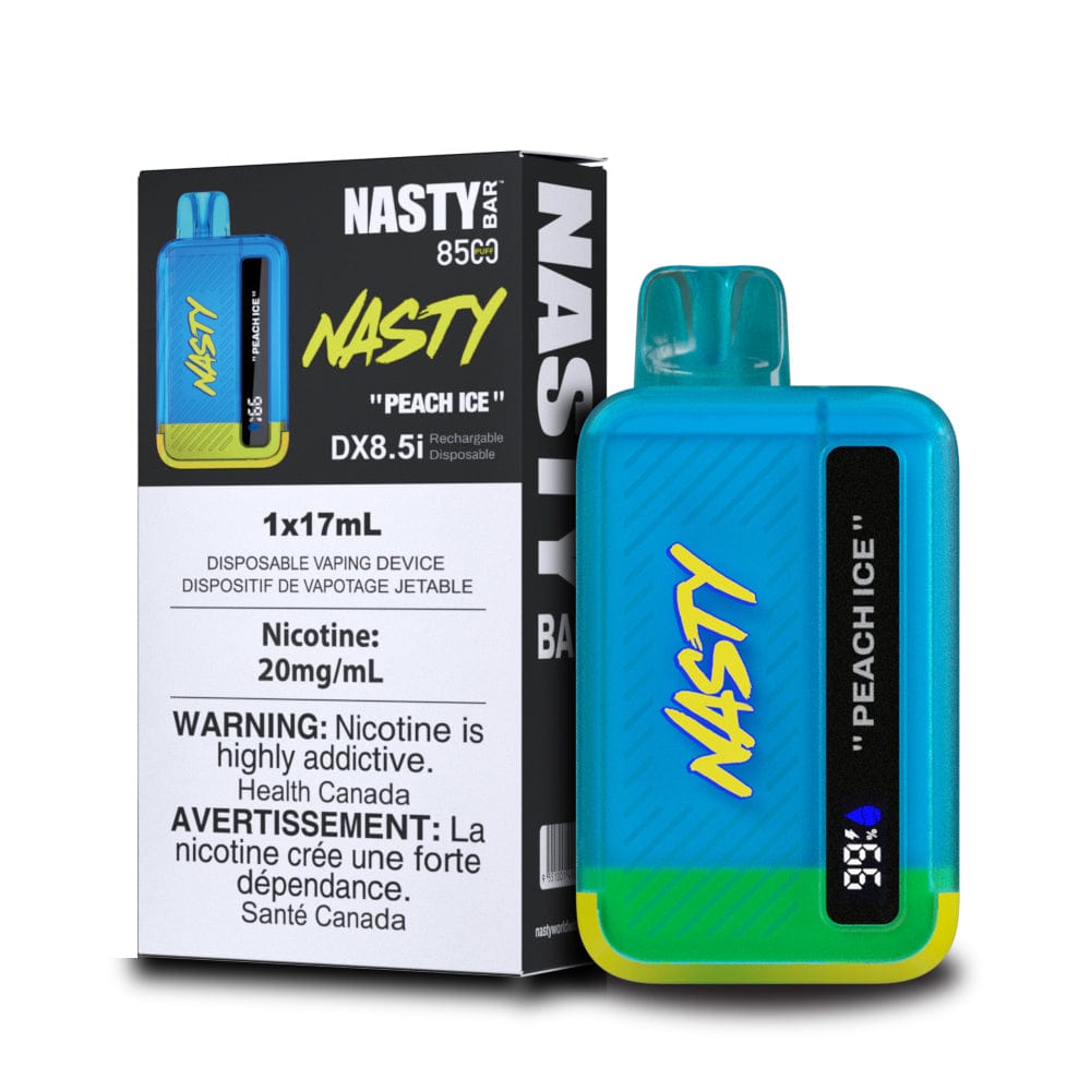 Nasty 8.5ki - Peach Ice Disposable Vape available on Canada online vape shop