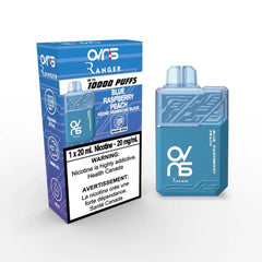 OVNS Ranger 10K - Blue Raspberry Peach Disposable Vape available on Canada online vape shop