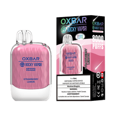 OXBAR x Rocky Vapor G8000 - Strawberry Lemon Disposable Vape available on Canada online vape shop