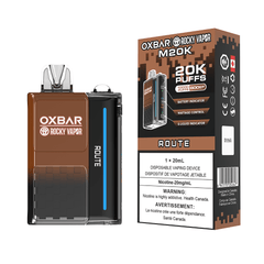 OXBAR x Rocky Vapor M20K - Route Disposable Vape available on Canada online vape shop