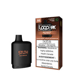 STLTH Loop 9K Pod - Rich Tobacco available on Canada online vape shop