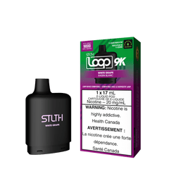 STLTH Loop 9K Pod - White Grape available on Canada online vape shop
